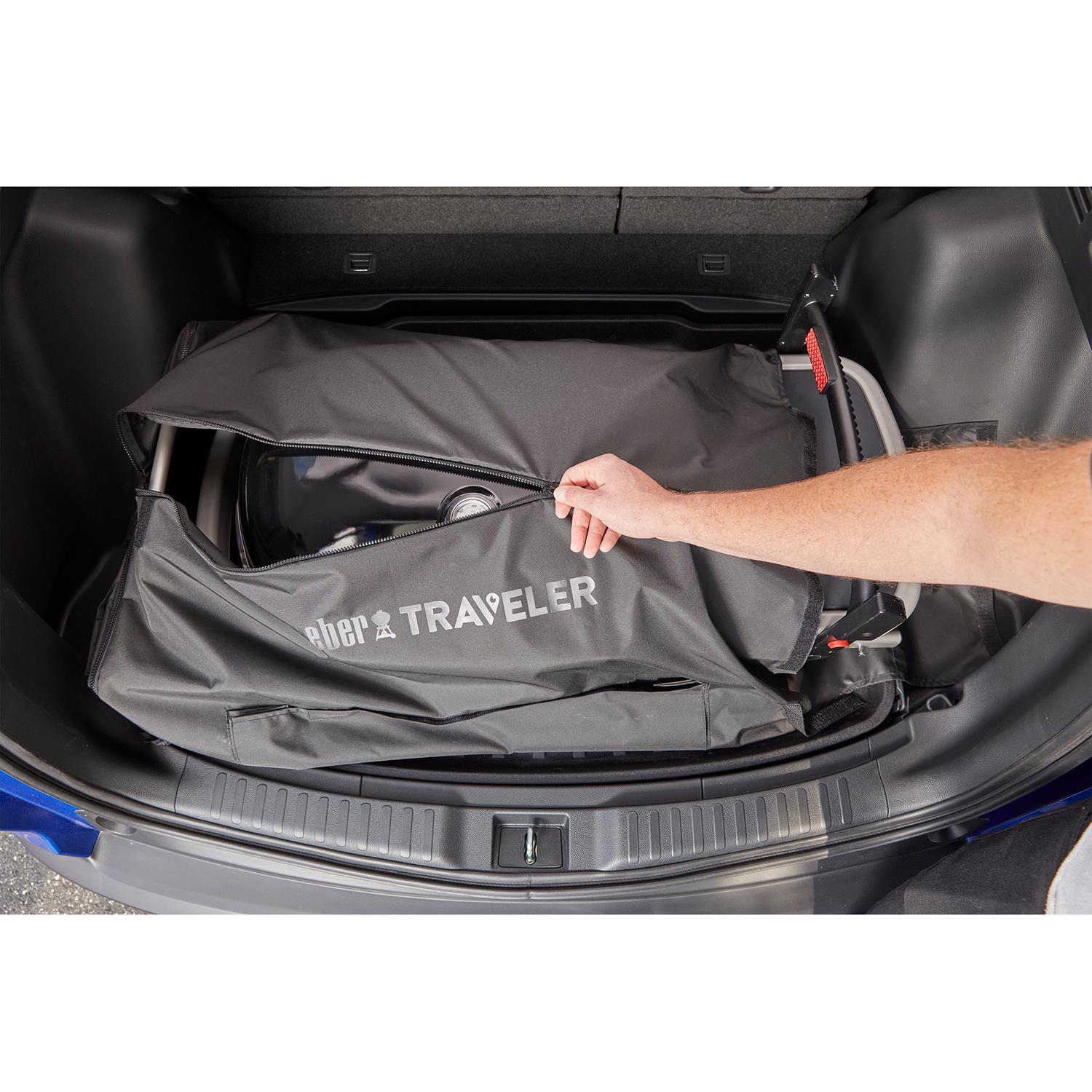 Weber Black Cargo Protector For Weber Traveler Grill