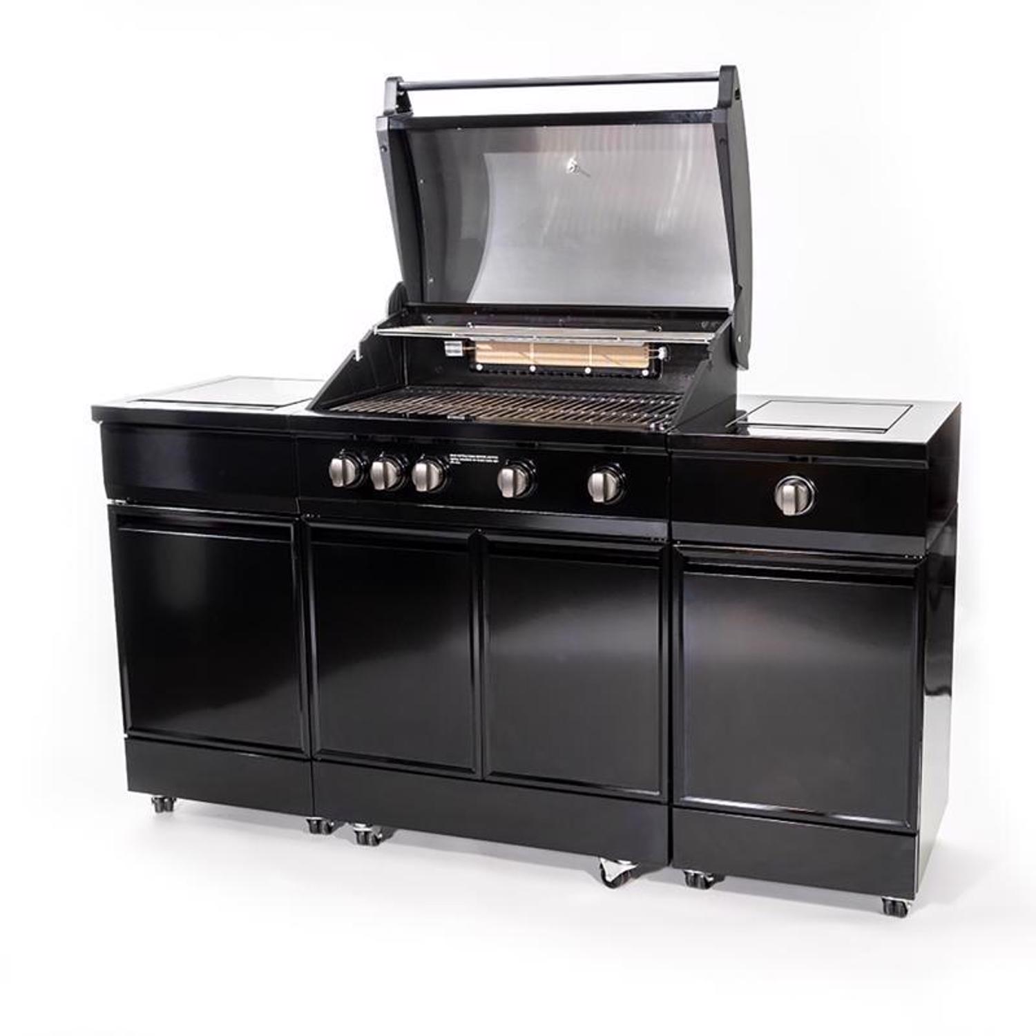 TYTUS 4 Burner Liquid Propane Grill Black
