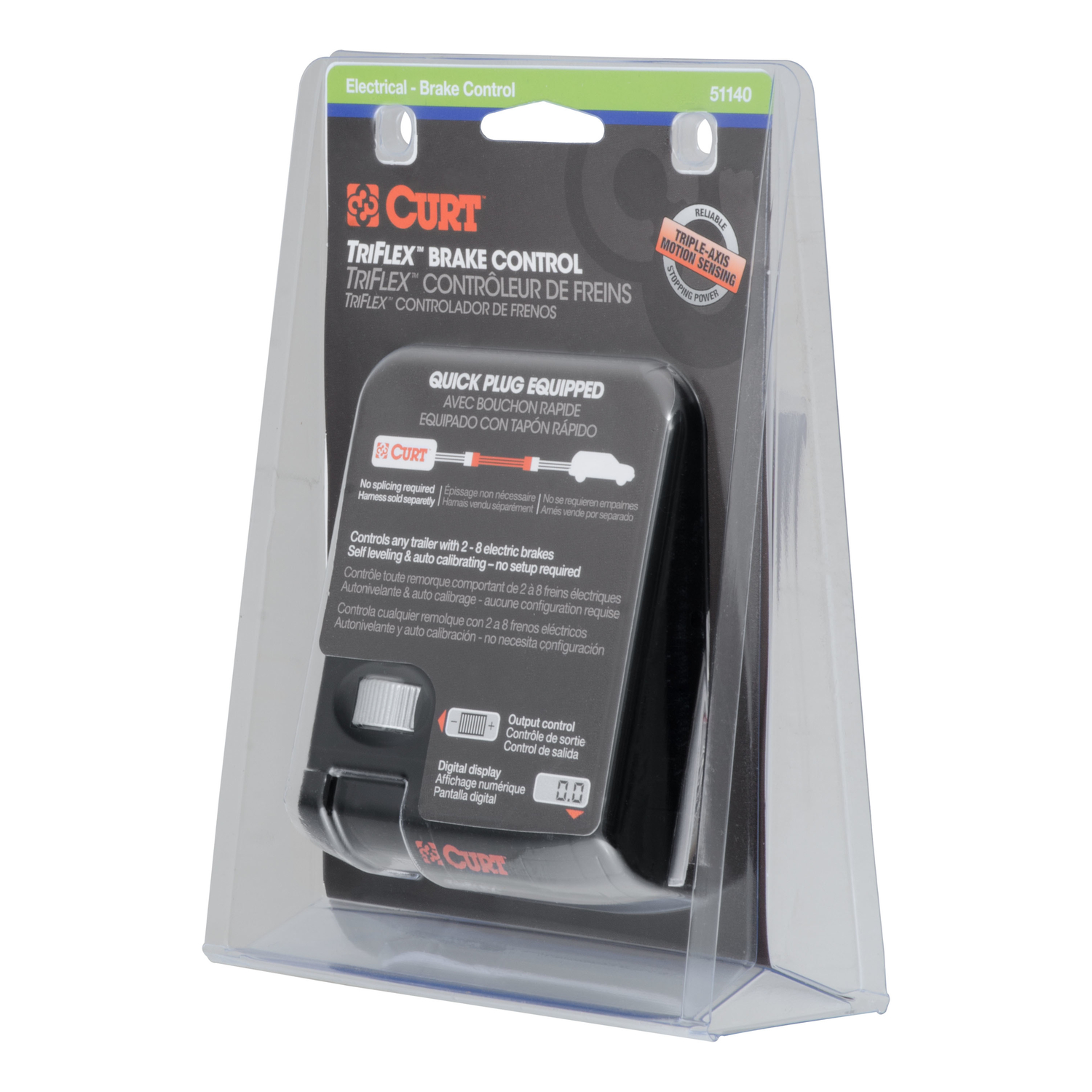 CURT TriFlex Female Brake Control 3.25 in.