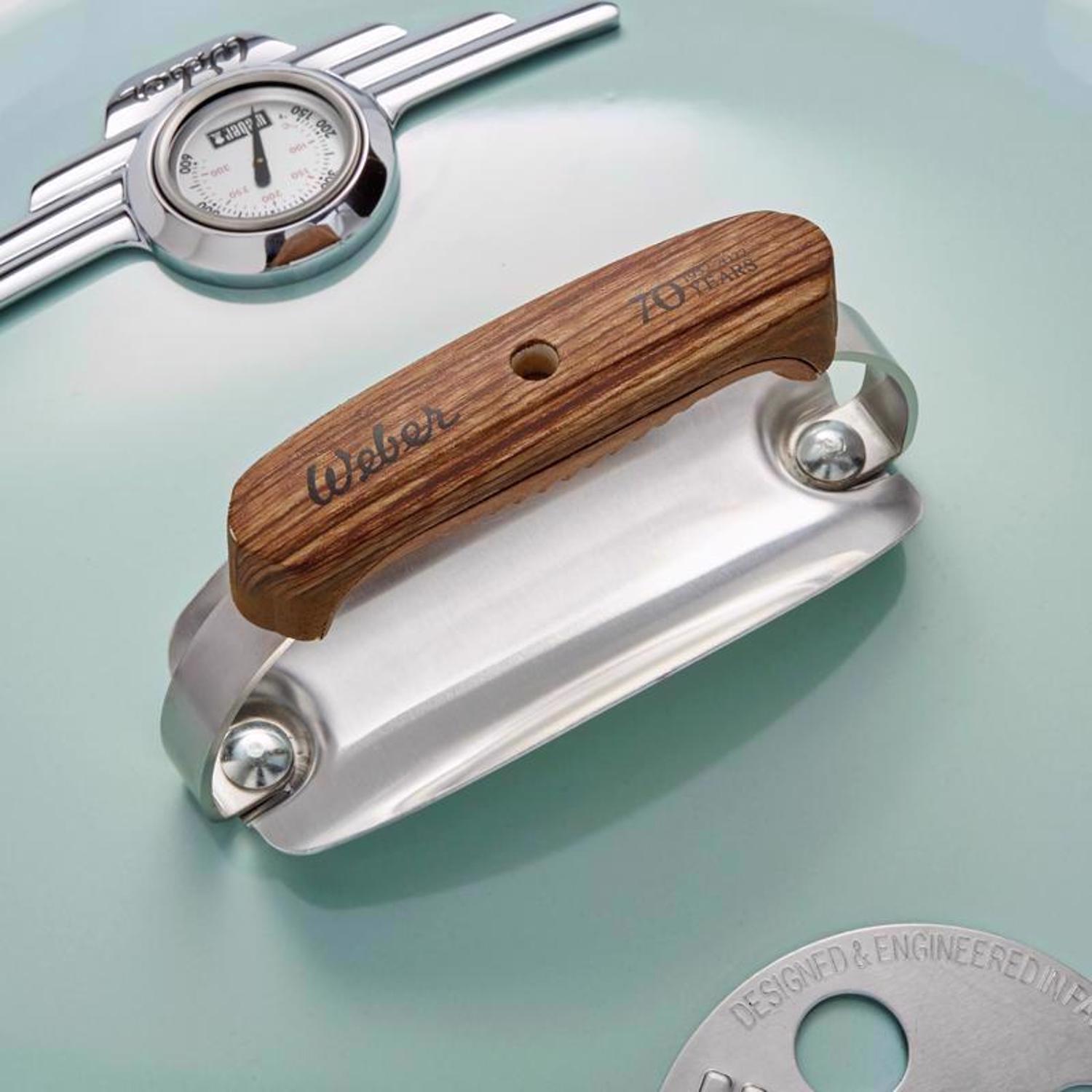 Weber 22 in. 70th Anniversary Kettle Charcoal Grill Rock N Roll Blue