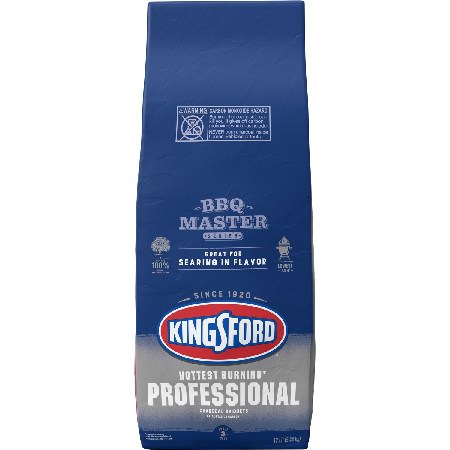 Kingsford Professional All Natural Charcoal Briquettes 12 lb