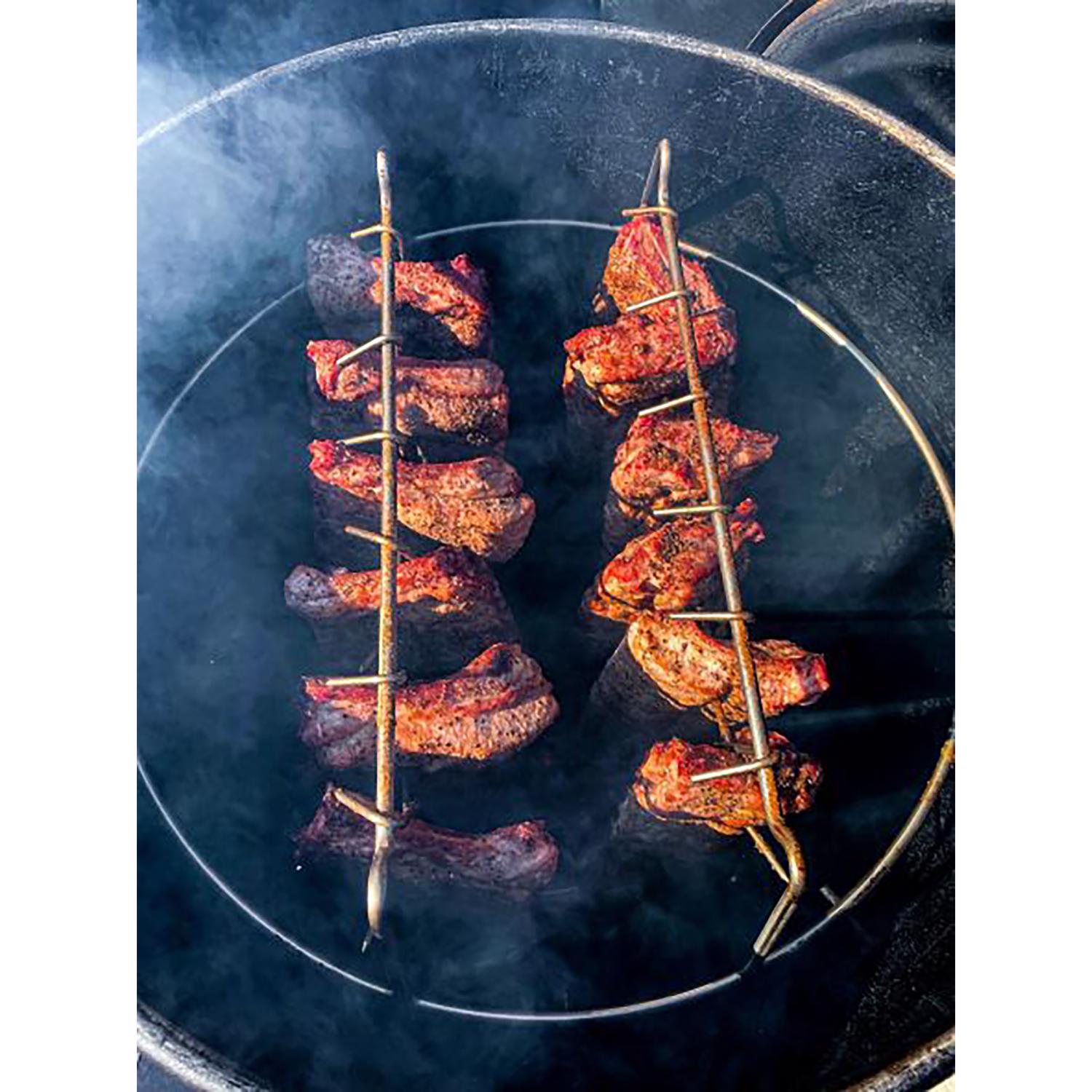 Blues Hog Gateway Drum Smokers Stainless Steel Rib Hanging Kit 1 pk