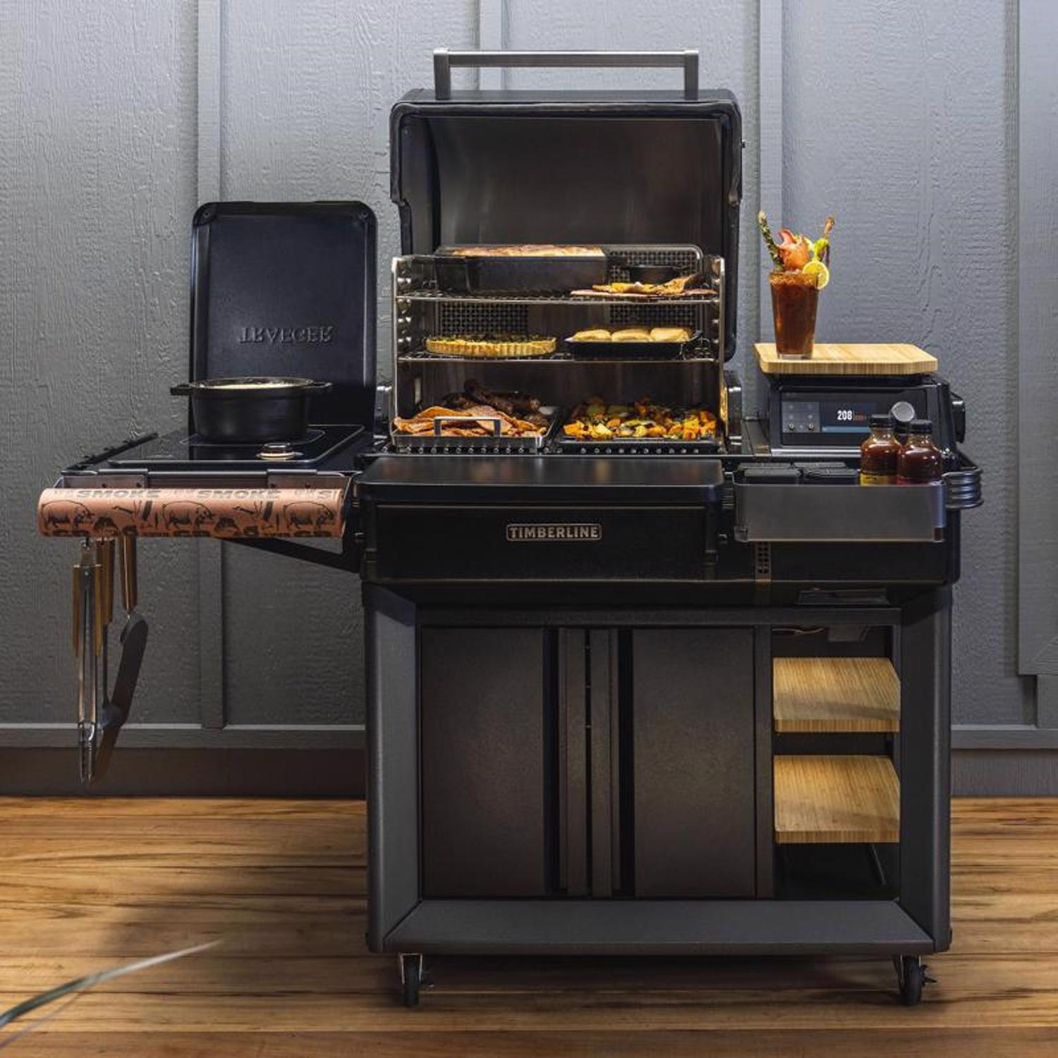 Traeger Timberline Wood Pellet WiFi Grill Black