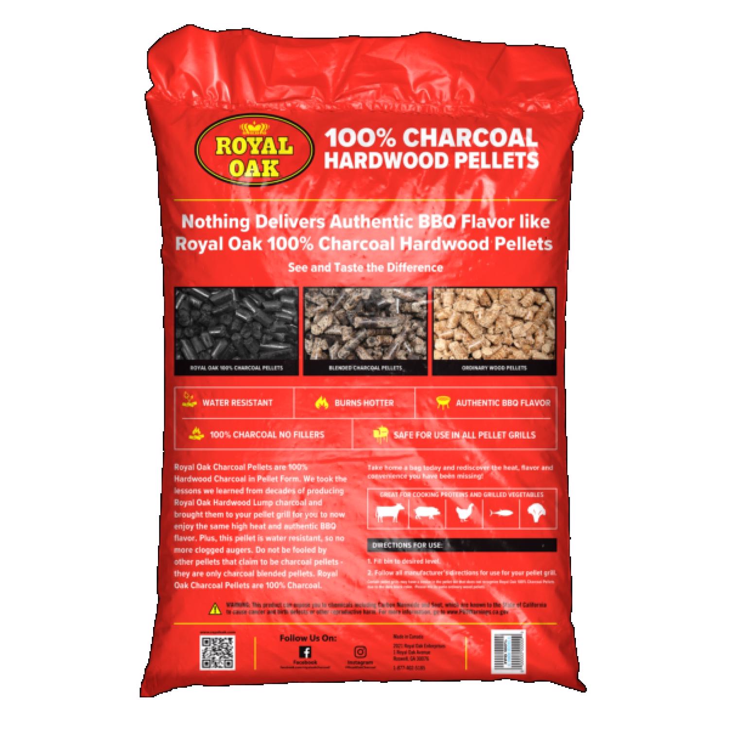 Royal Oak Hardwood Charcoal Pellets 20 lb