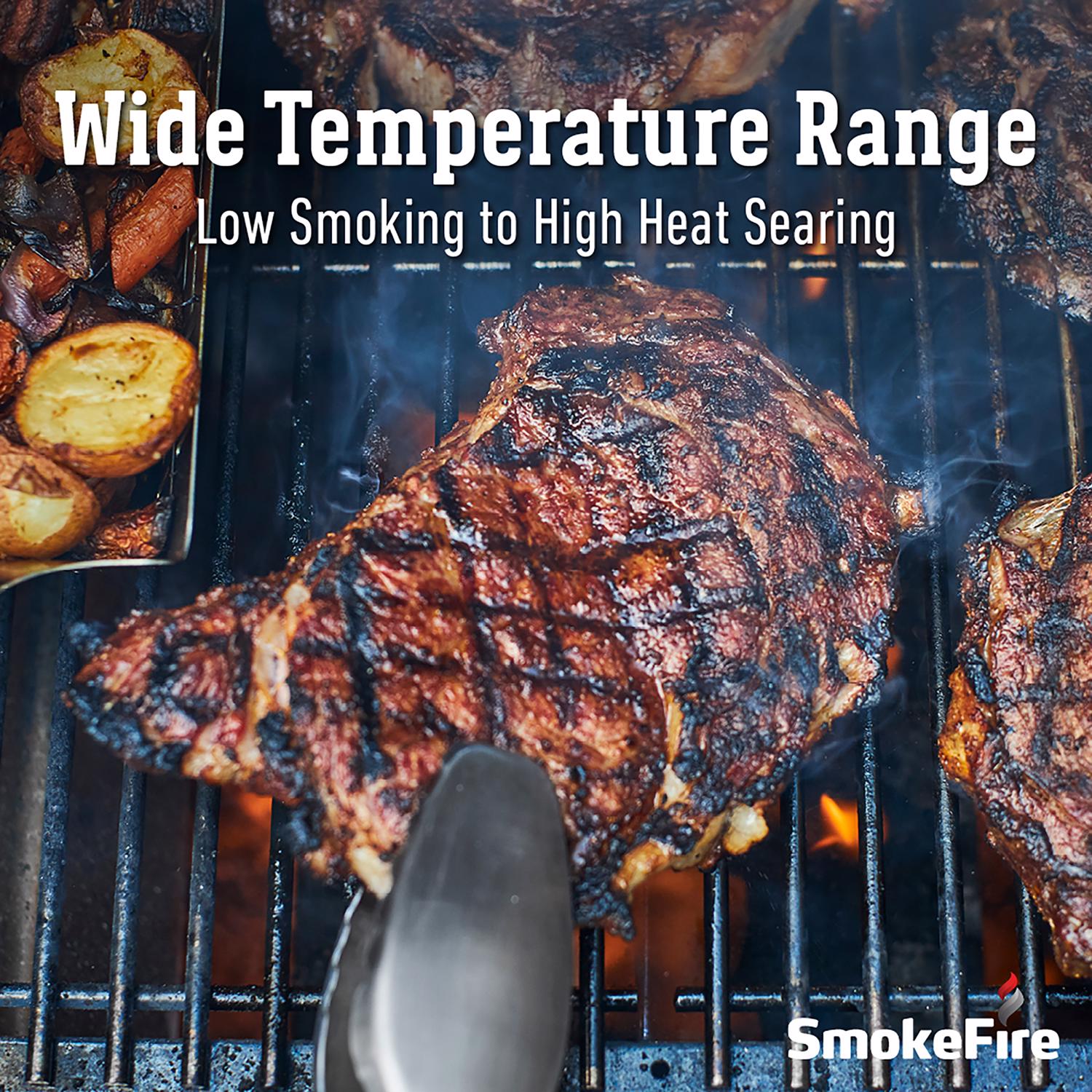 Weber SmokeFire EX6 2nd Gen Wood Pellet WiFi Grill Black