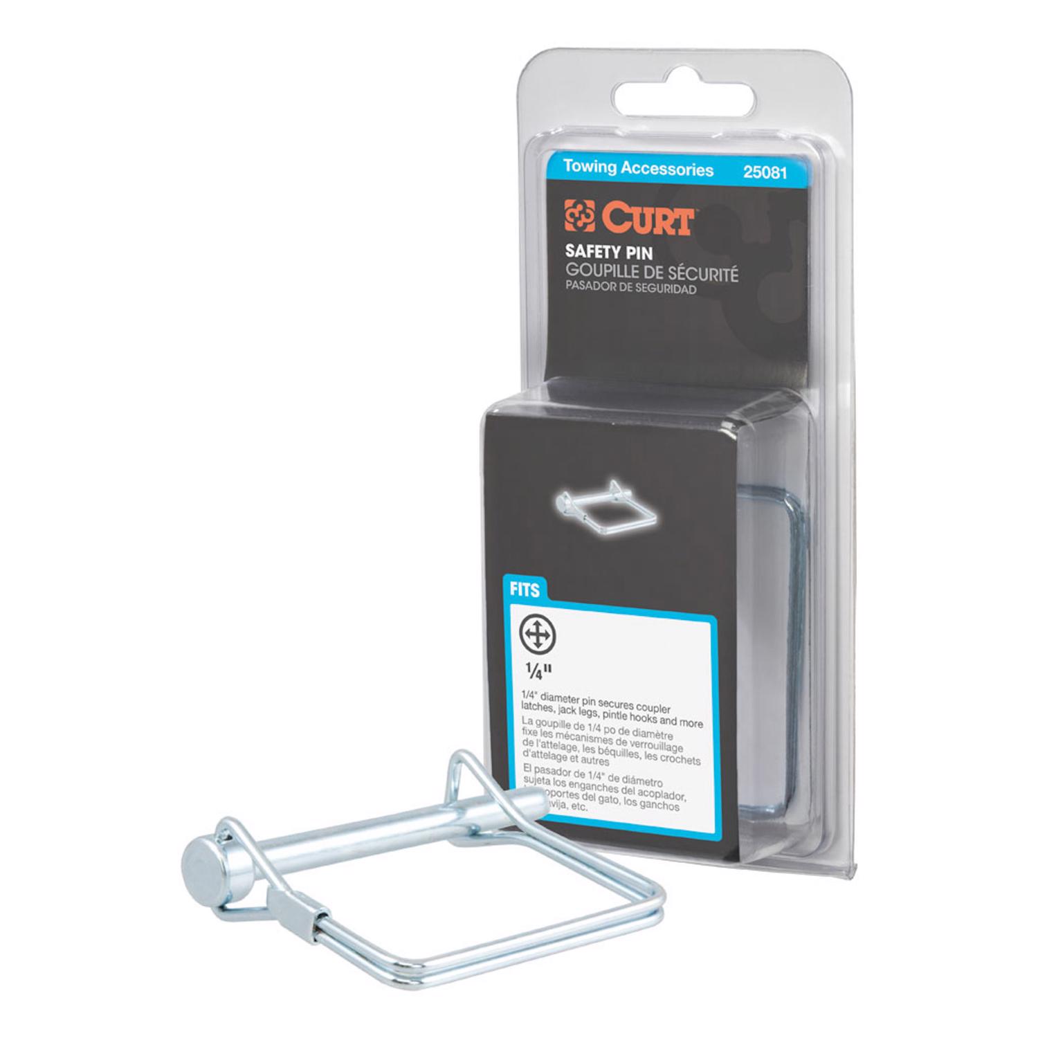 CURT 1/4D x 2-3/4L Safety Pin