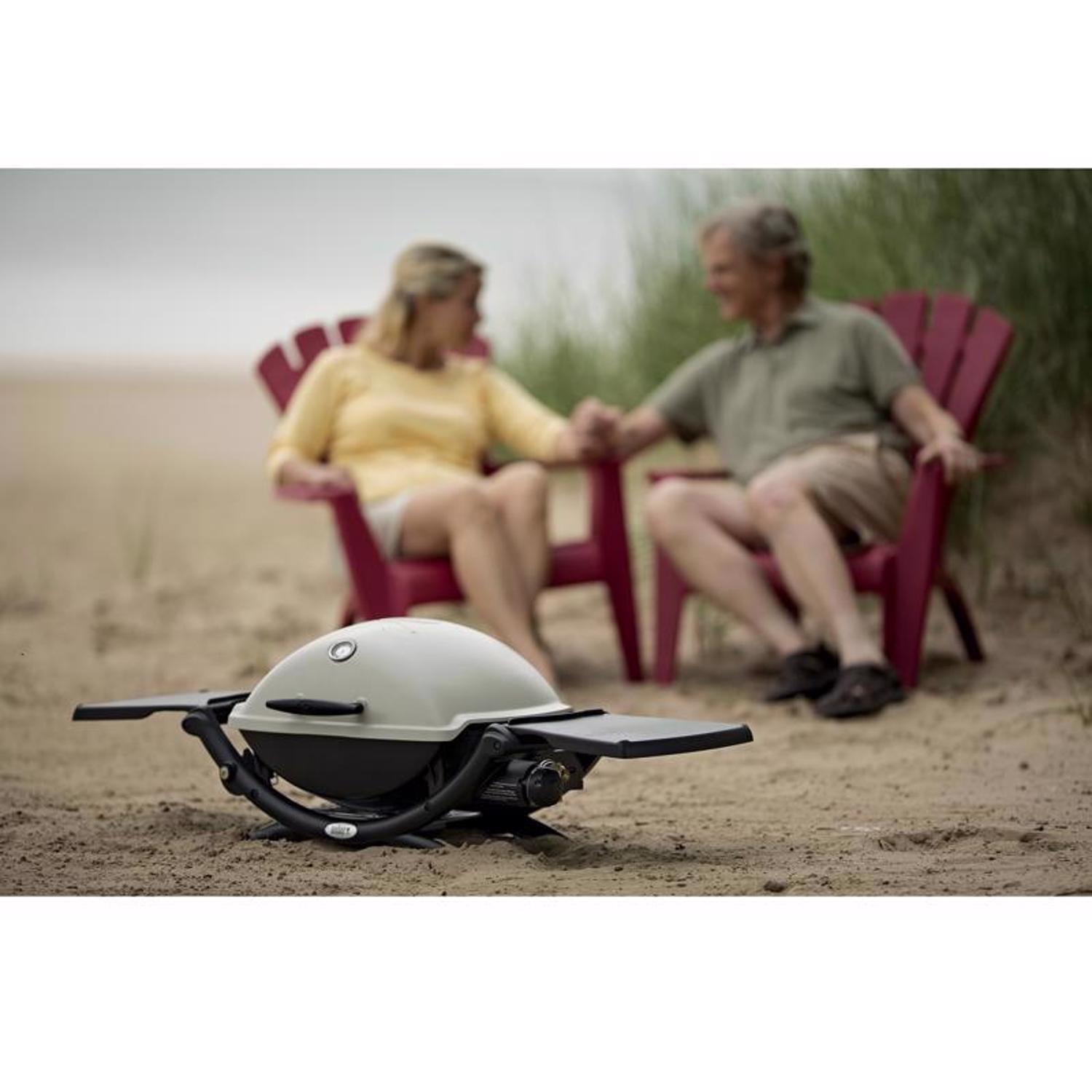 Weber Q2200 1 Burner Liquid Propane Grill Titanium