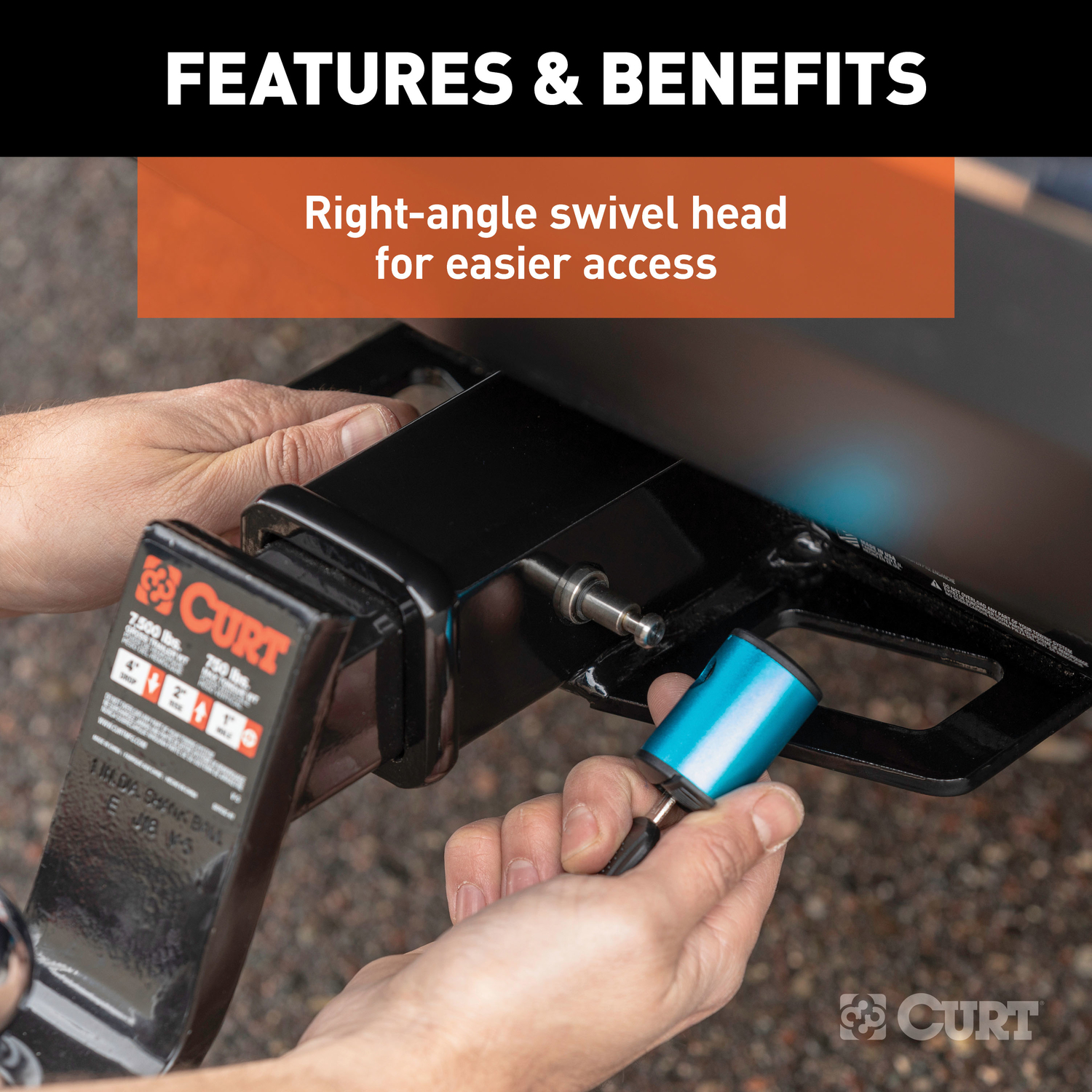 CURT Locking Hitch Pin