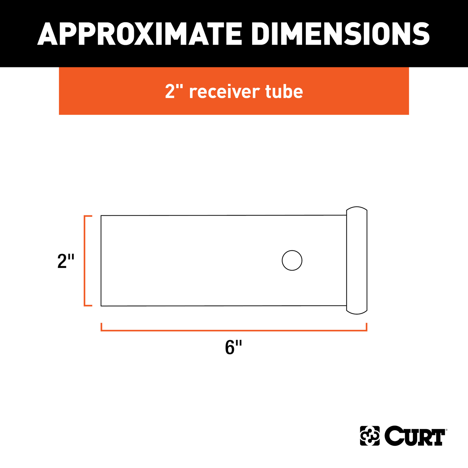 CURT Receiver Tube