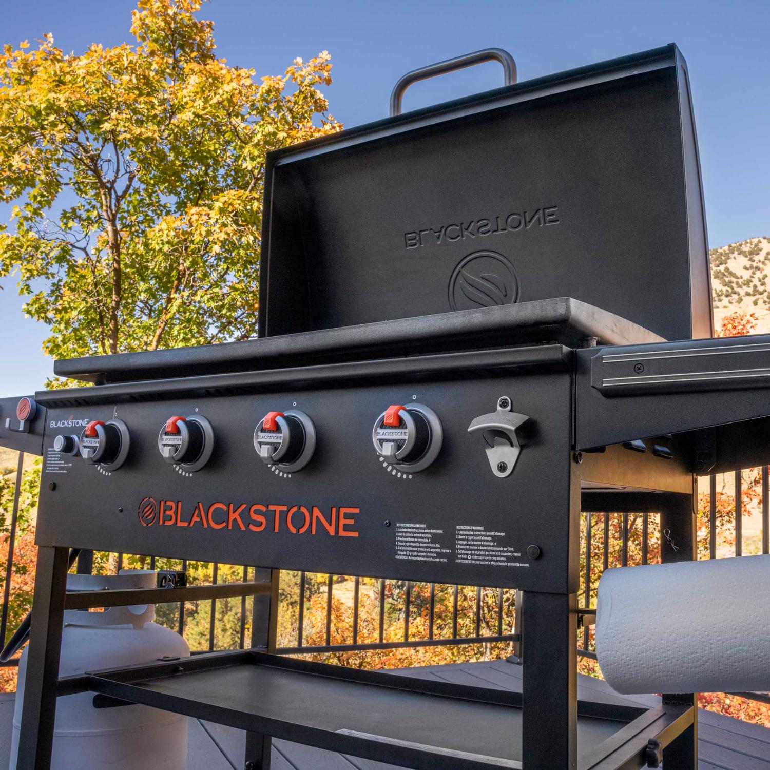 Blackstone 4 Burner Liquid Propane Outdoor Griddle Black