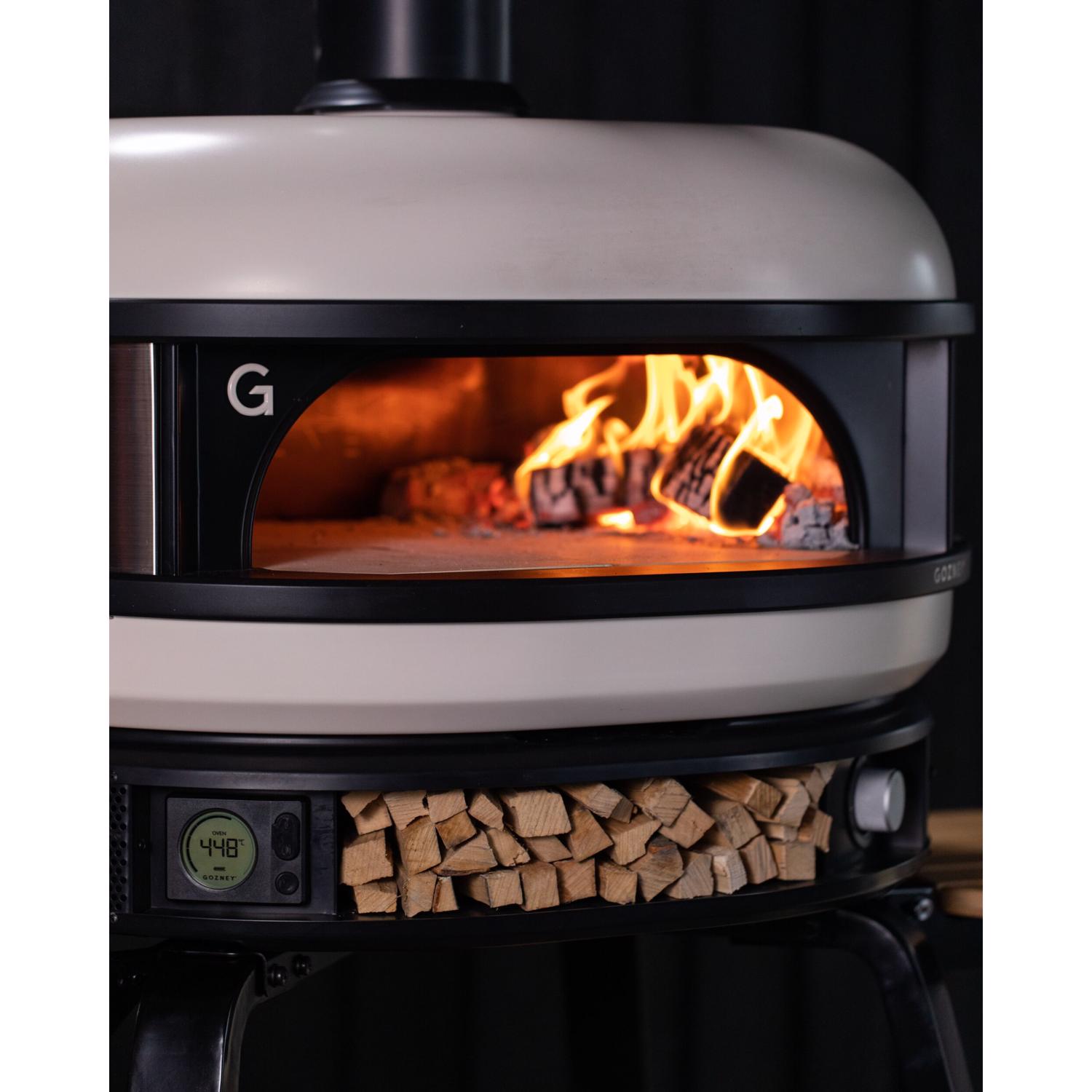 Gozney Dome 29 in. Natural Gas/Wood Outdoor Pizza Oven Bone