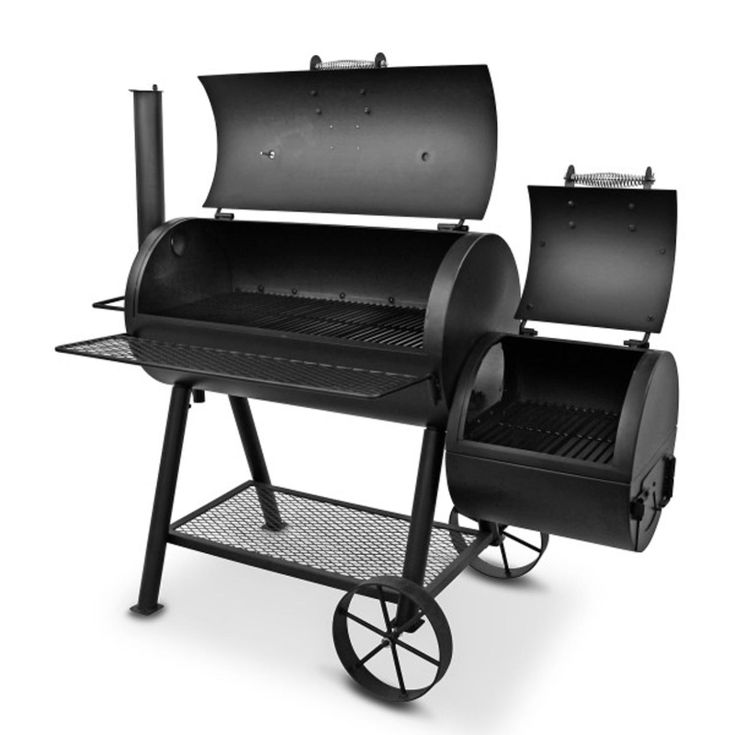 Oklahoma Joe's Highland Offset Charcoal Offset Smoker Black