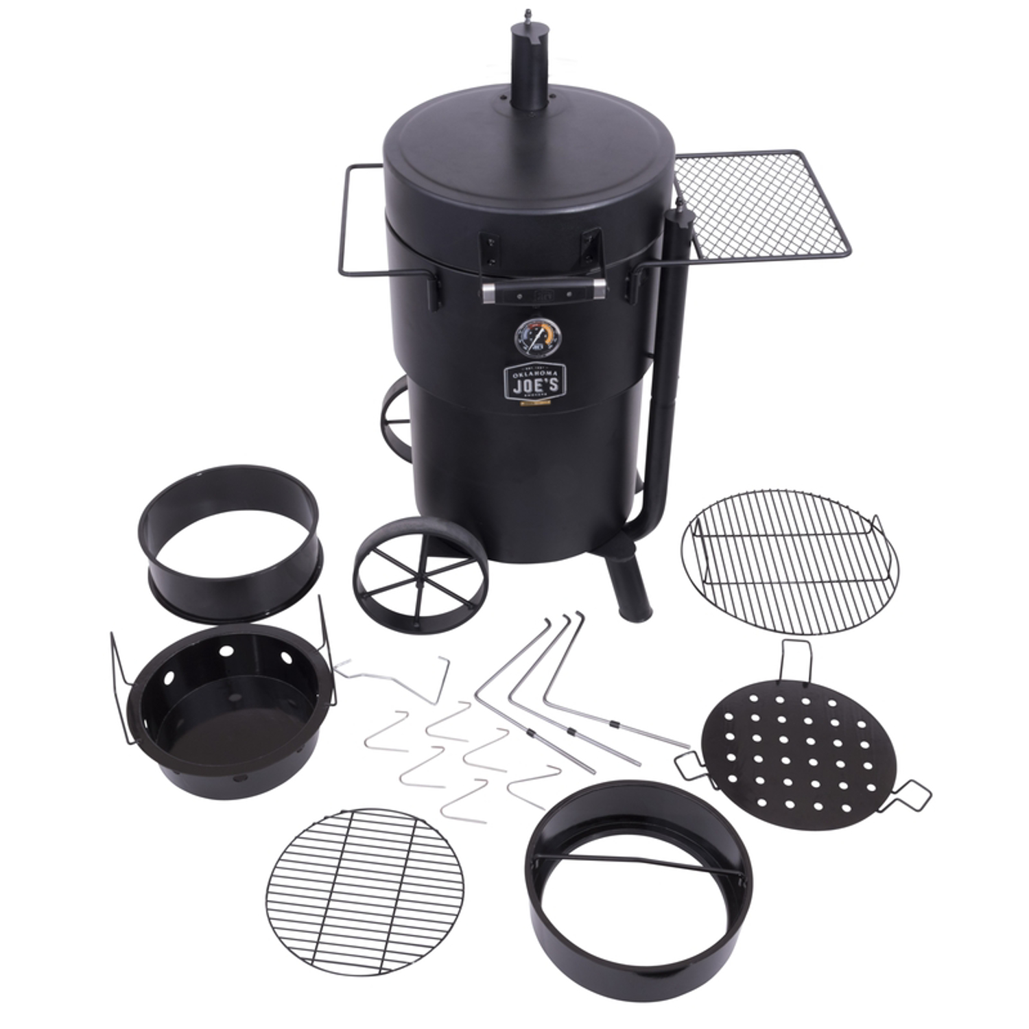 Oklahoma Joe's Bronco Charcoal Drum Smoker Black