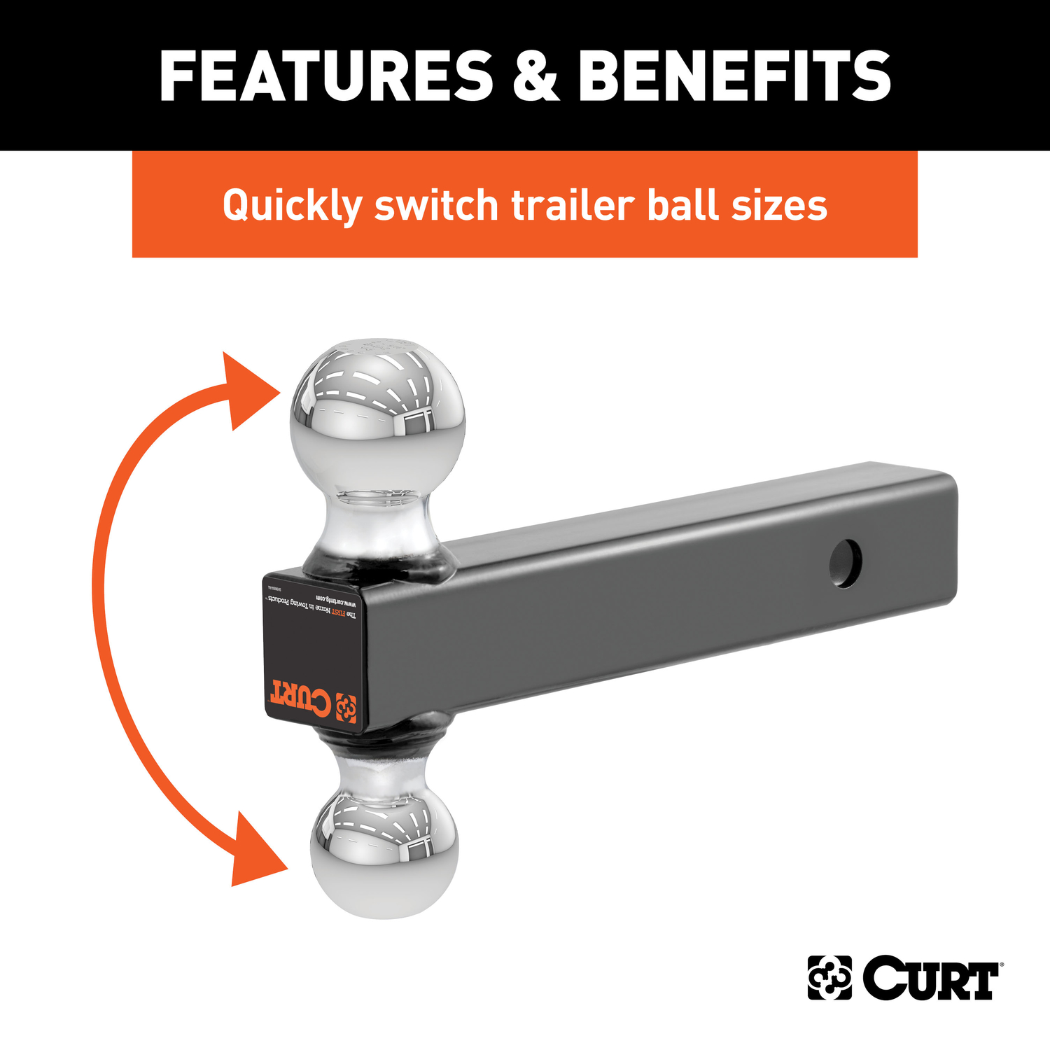 CURT Double Ball Mount