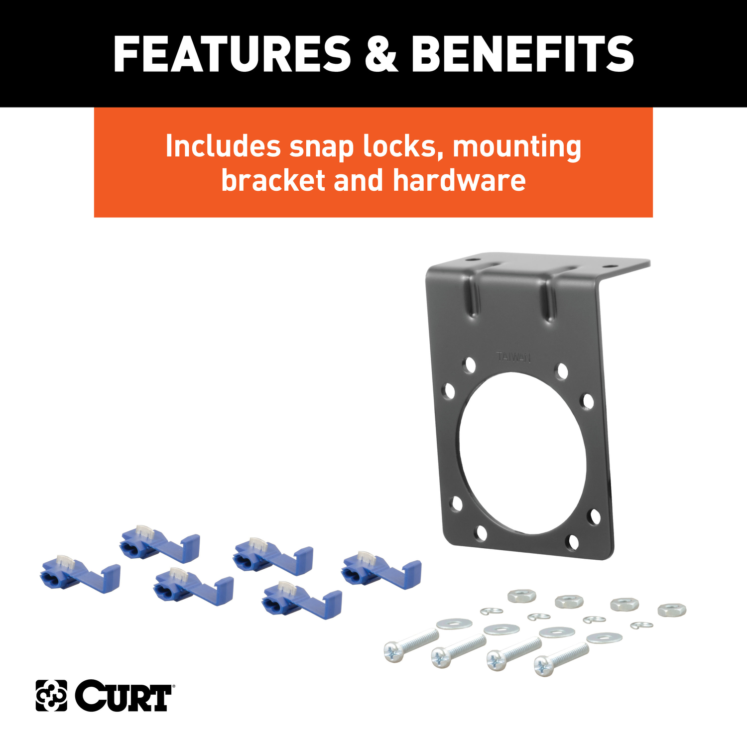 CURT 7 Way RV Blade Connector
