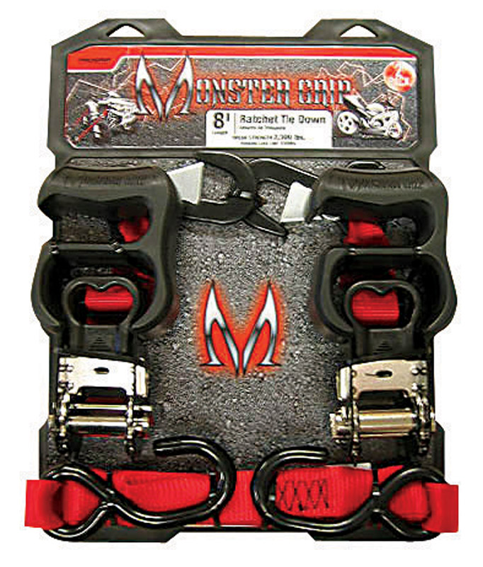 ProGrip Multicolored Tie Down 2 pk