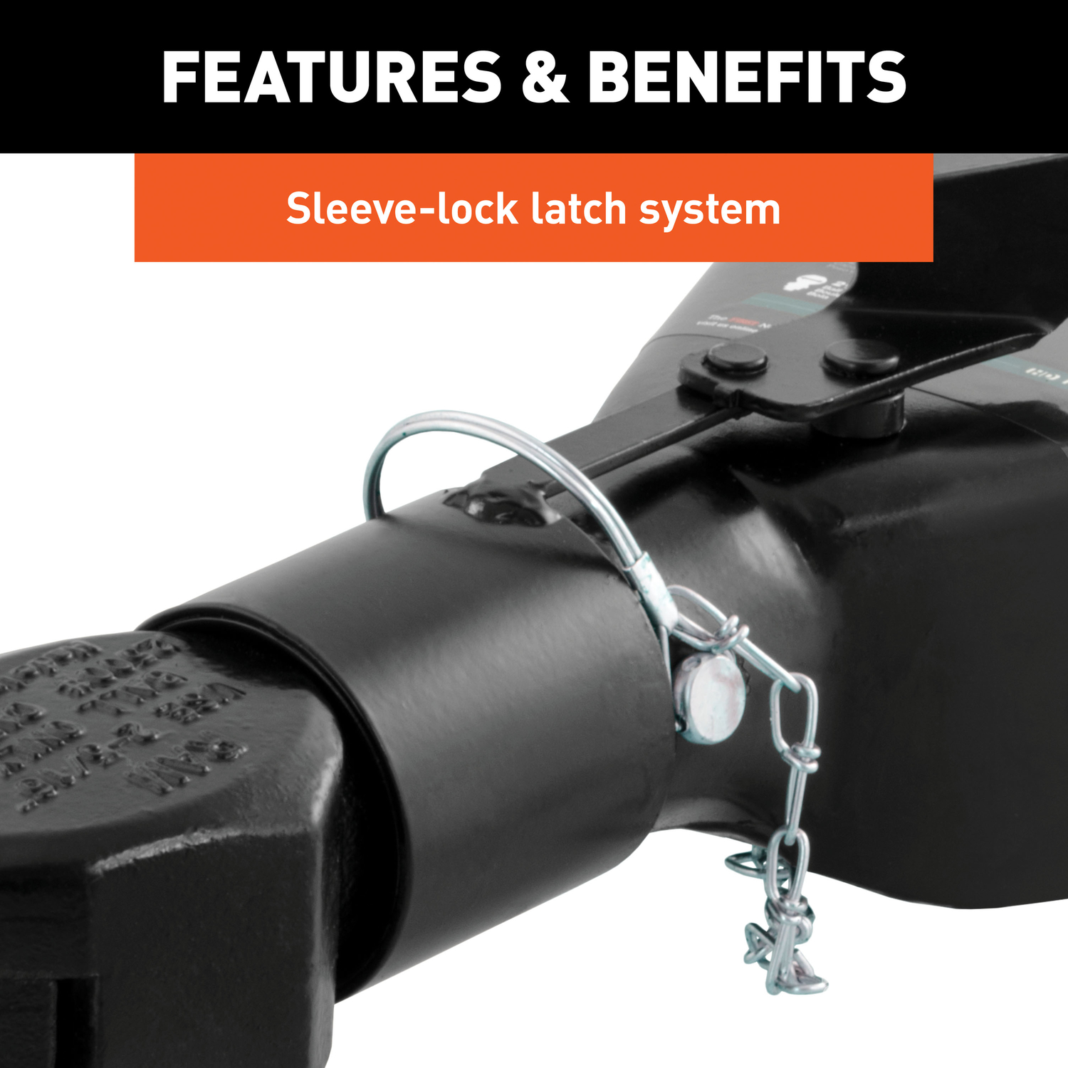 CURT 12500 lb. cap. 2.31 in. Frame Coupler