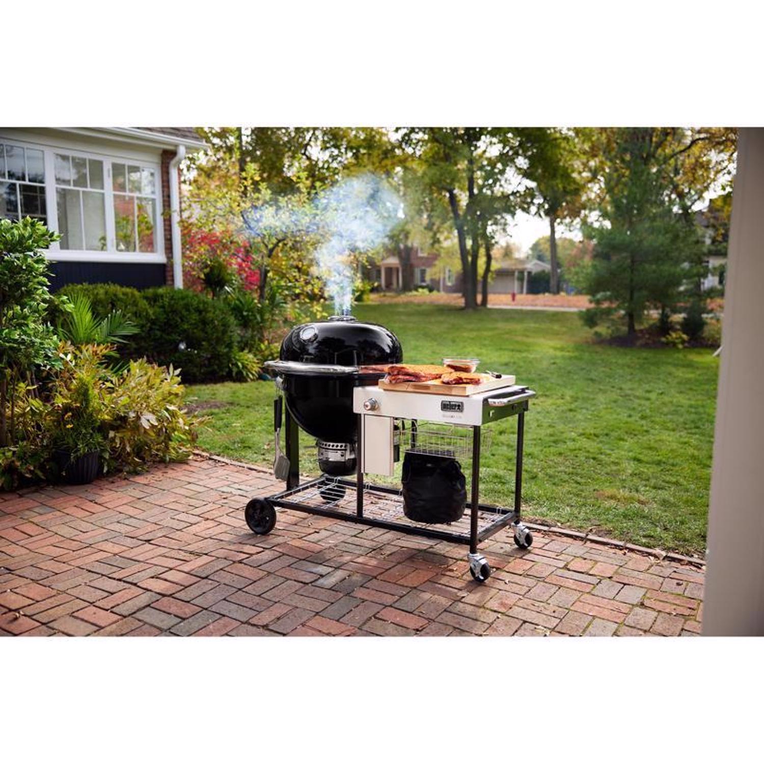 Weber 24 in. Summit S6 Charcoal Kamado Grill and Smoker Black