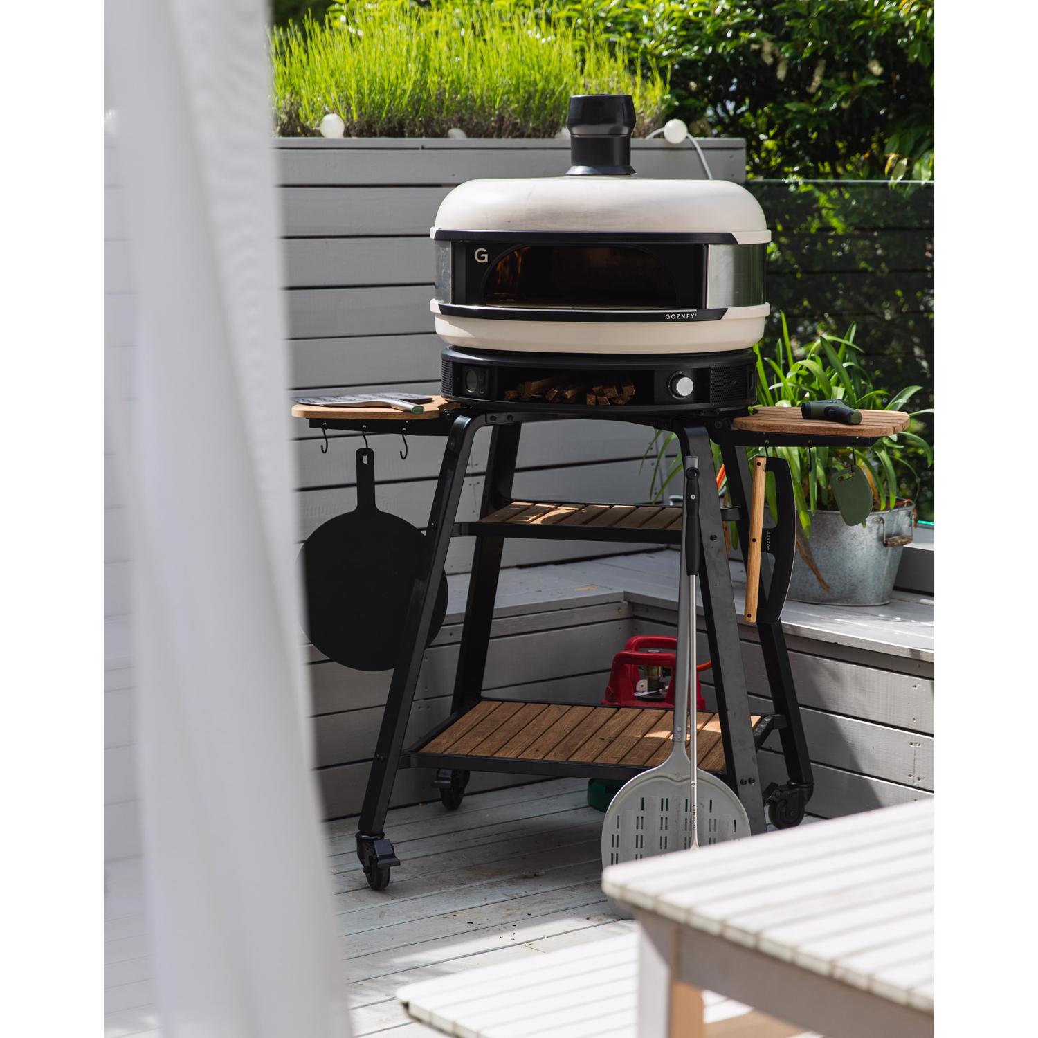 Gozney Dome 29 in. Propane Gas/Wood Outdoor Pizza Oven Bone