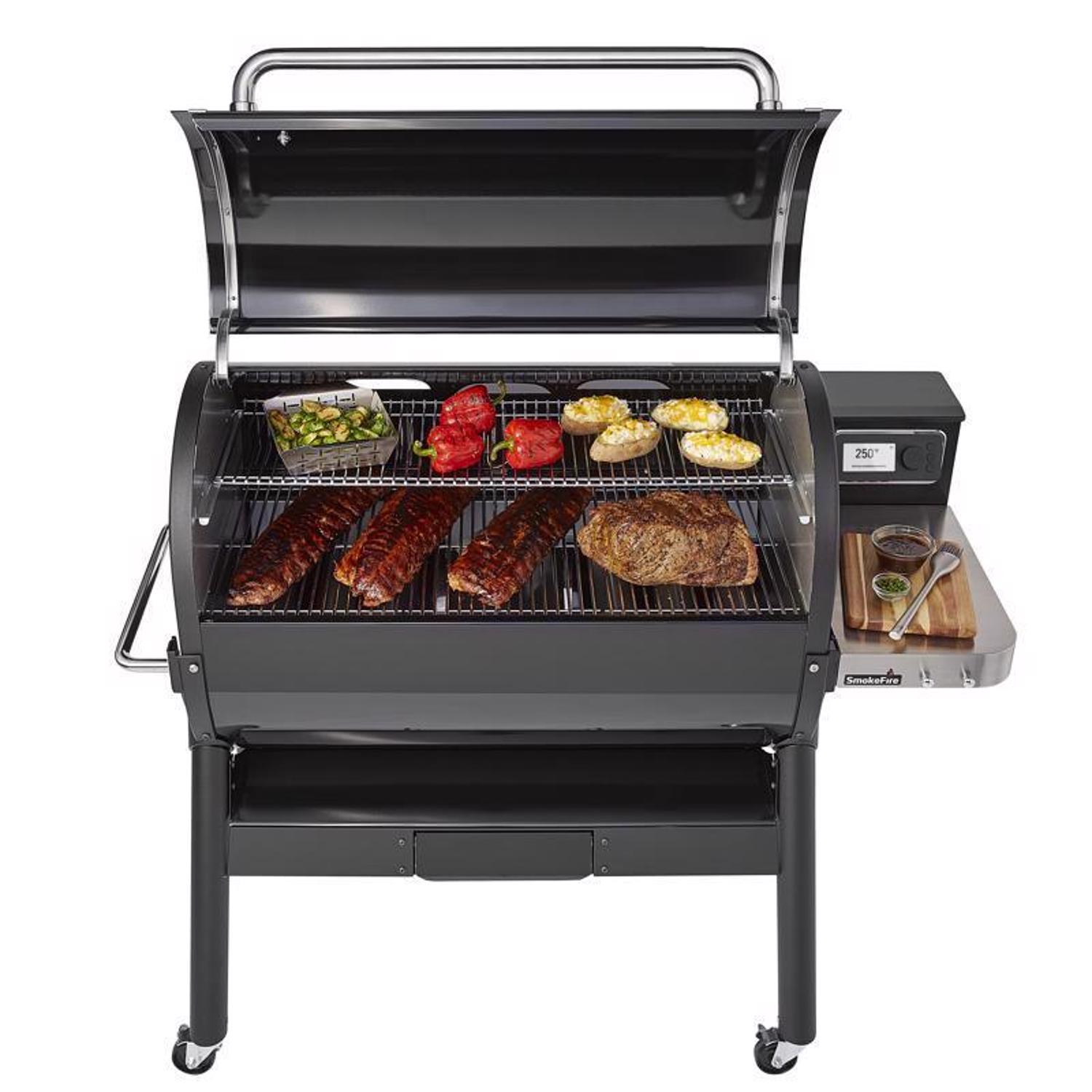 Weber SmokeFire EX6 2nd Gen Wood Pellet WiFi Grill Black
