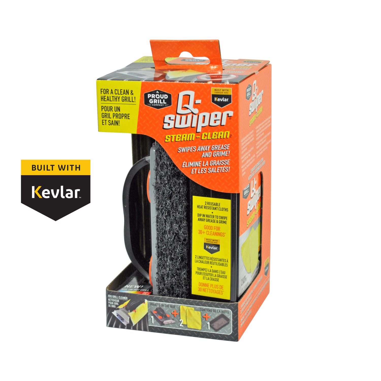 Proud Grill Q-Swiper Steam-Clean Grill Cleaning Kit 4 pc