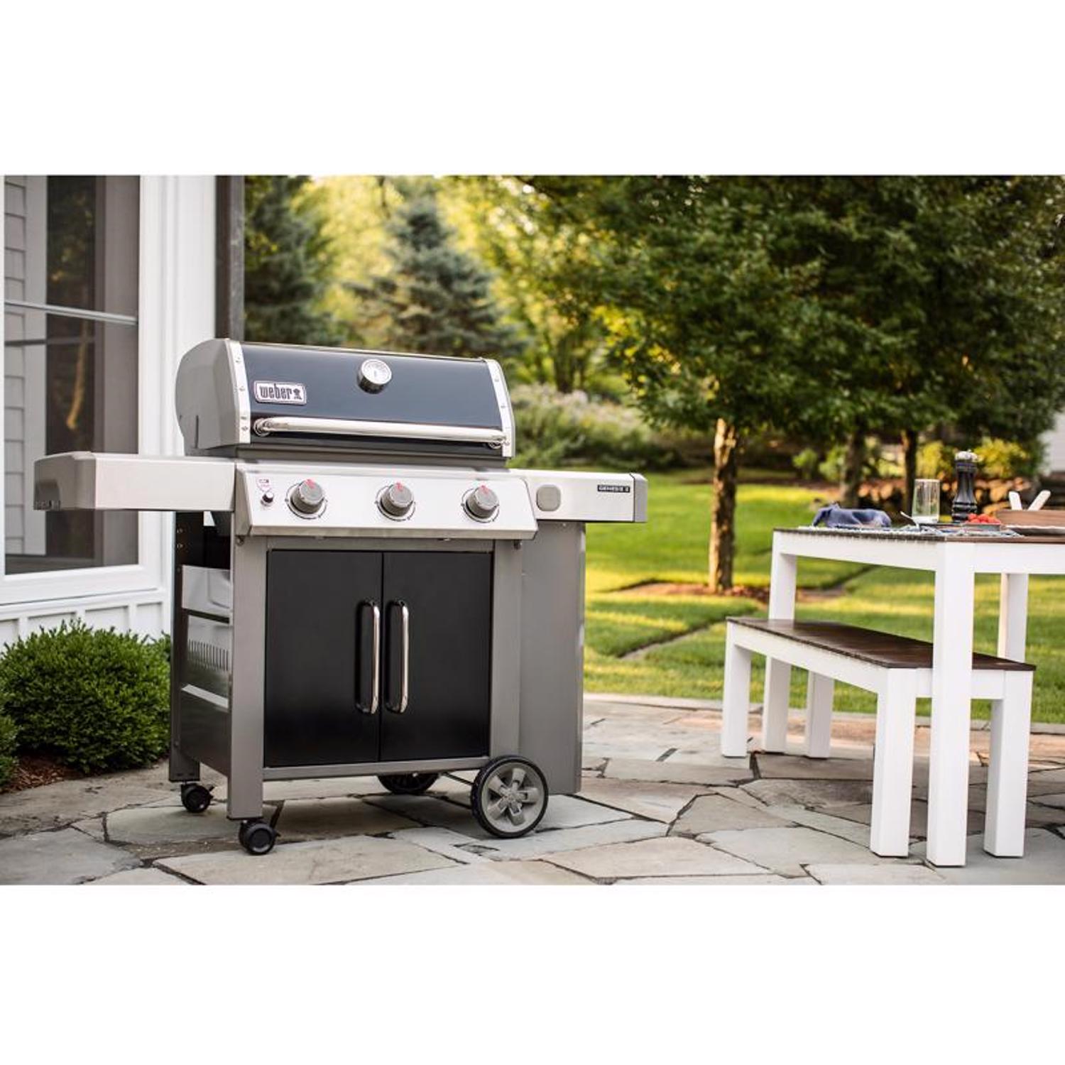 Weber Genesis II E-315 3 Burner Liquid Propane Grill Black